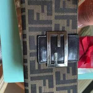FENDI Vintage Zucca Wallet *Authentic*